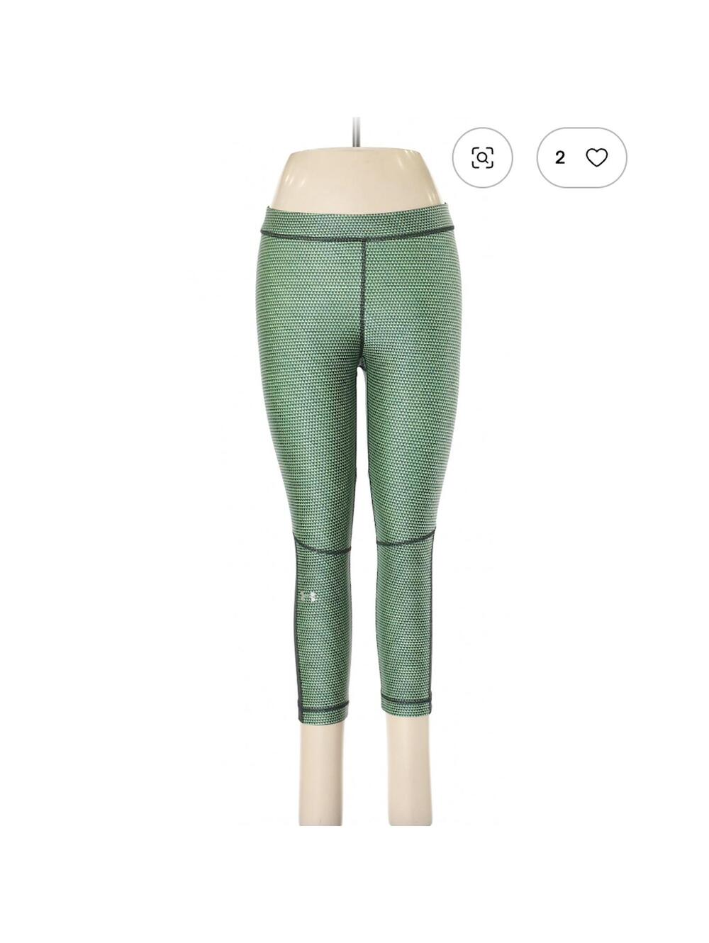 Under Armour Green Active Pants Size M Leggings